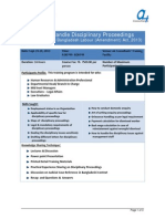 A4 IHRD-111Training Outline_How to Handle Disciplinary Proceedings