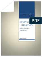 Business Litigation: What in The World Is A "Business Tort?"