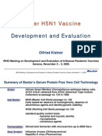 WHO Meeting On Development and Evaluation of Influenza Pandemic Vaccines, Geneva, November 2-3, 2005