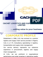 Cachet Logistics and Supply Chain Limited