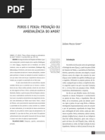 Caram - Poros e Penia. Privação ou ambivalência do amor