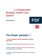 Creating A Sustainable, Strategic Health Care System: Elias Mossialos
