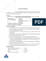 Telegram Writing PDF