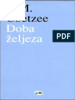 J M Coetzee DOBA ŽELJEZA