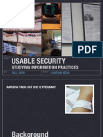 Usable Security Project Description Presentation