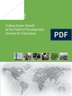 Putting Green Growth at The Heart of Development Summary For Policymakers
