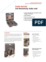 Electrode & Soil Resistivity Stake and Wire Kit: Professional Earth Test Kit
