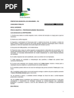 Professor Ensino Religioso