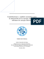 Contribuciones y Análisis Normativo para La Integración de La Energía Eólica en Sistemas de Energía Eléctrica