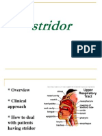 Clinical Approach and Management of Stridor