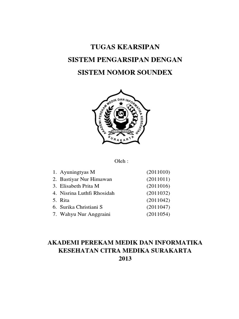Contoh Makalah Kearsipan 2010  Ilmu Sosial