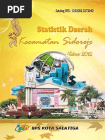 Download STATISTIK KECAMATAN SIDOREJO TAHUN 2012 by Sidorejo Salatiga SN191420059 doc pdf