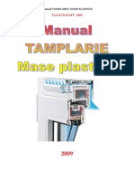 Tamplarie PVC Manual