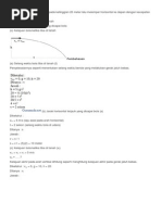 Contoh Soal Gerak Parabola