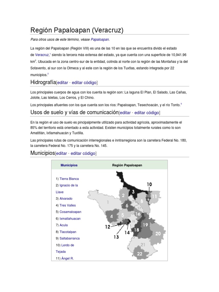 Región Papaloapan | PDF