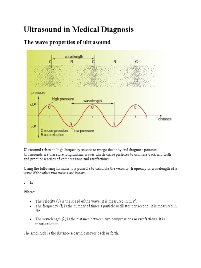 Ultrasound in Medical Diagnosis Radiation