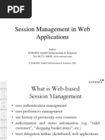 Eurosec Course Material On Web Application Session Management