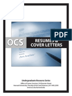 Guidelines Resume' and Cover Letter