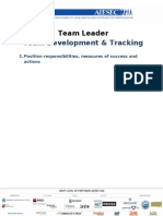 TL Team Development & Tracking