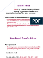 Transfer Price From Net