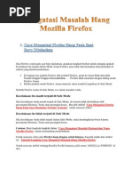 Download Mengatasi Masalah Hang Mozilla by Lori Payne SN191473394 doc pdf