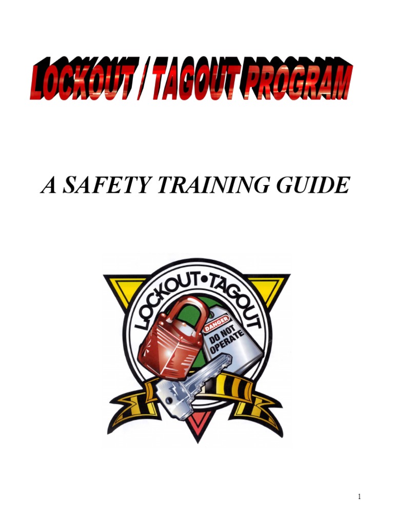Lockout/Tagout Safety Procedures Guide | PDF | Manufacturing And ...