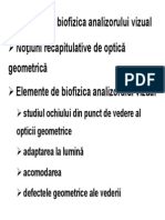 8 Biofizica Analizorului Vizual MG Pp