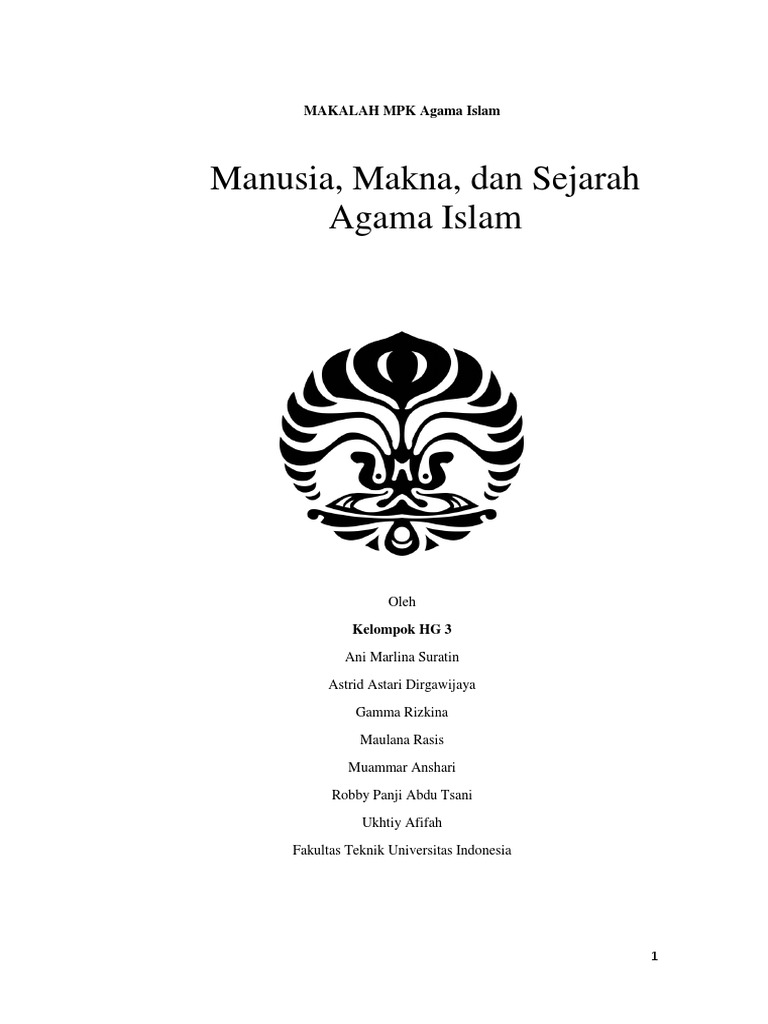 Agama Islam Disebut Juga Agama Tauhid Karena Mengajarkan