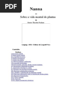 Nanna ou Sobre a vida mental de plantas -português-Gustav Theodor Fechner