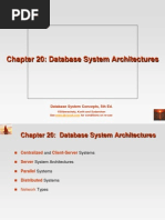 Chapter 20: Database System Architectures