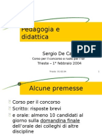 Pedagogia e Didattica