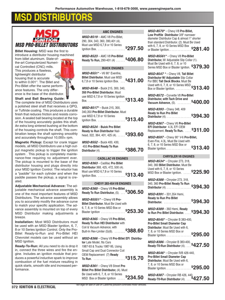 Ign Elect | PDF | Distributor | Ignition System