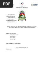 PROYECTO DE PSICOLOGÍA 1