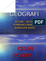 kesan pembangunan di kawasan baru