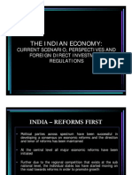 The Indian Economy:: Current Scenario, Perspectives and Foreign Direct Investment Regulations