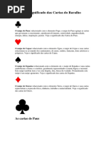 O Significado Das Cartas Do Baralho