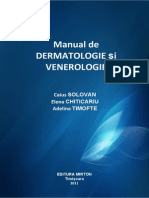 Manual de Dermatologie Si Venerologie - Solovan