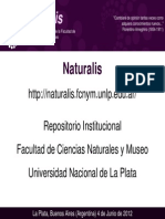 Naturalis: Repositorio Institucional de La Facultad de Ciencias Naturales y Museo, Universidad Nacional de La Plata, Argentina.