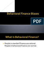 Behavioral Finance Biases