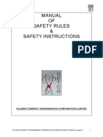 Manual of Safety Rules and Safety Instructions High Voltage Transmission Towers Erection