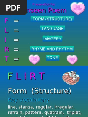 Flirt Rhyme Poetry