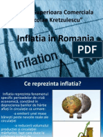 Inflatia in Romania 