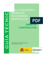 PARA LA EVALUACIÓN Y PREVENCION DE LOS RIESGOS RELATIVOS A LAS OBRAS DE CONSTRUCCION.