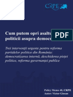 raport partide politice