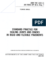 Standard Practice For Sealing Joints and Cracks in Rigid and Flexible Pavements