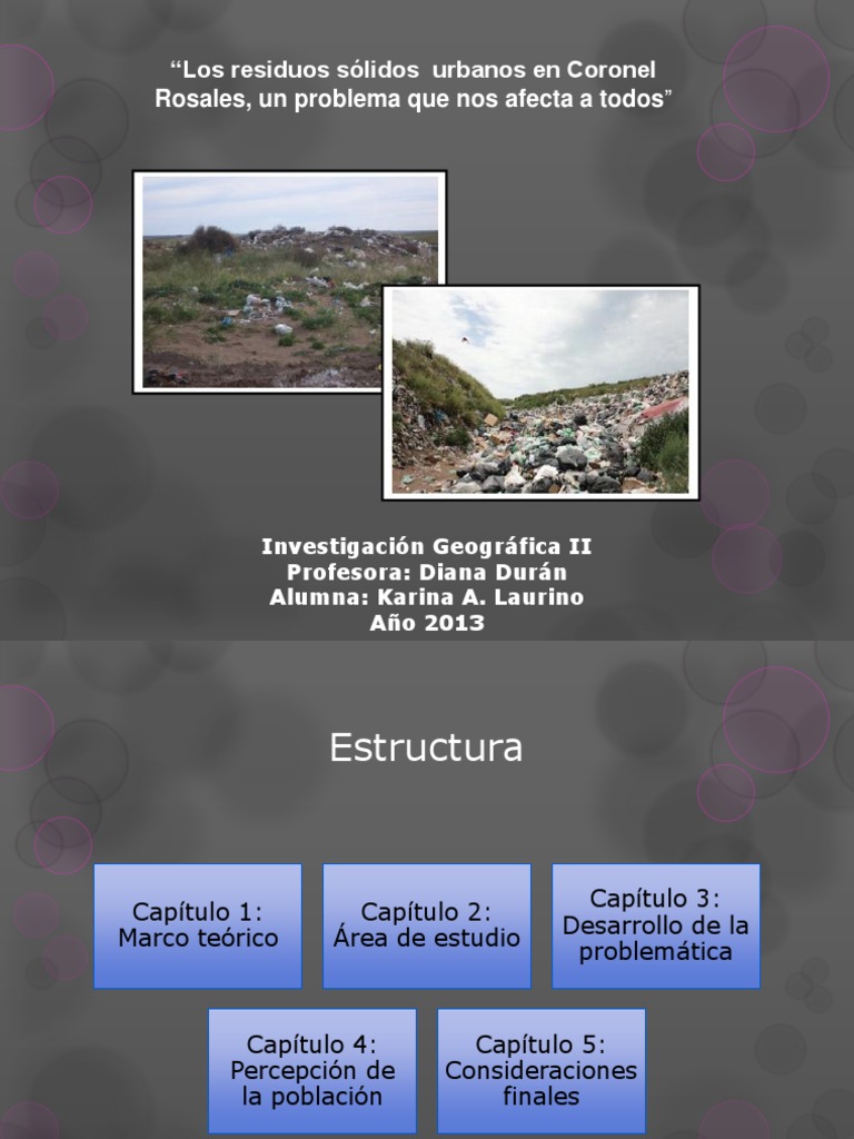 Mapa de Residuos en Coronel Rosales | PDF | Residuos | Gestión de residuos