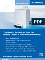 Buderus GB142 Ultra Efficient Hot Water Boiler Brochure