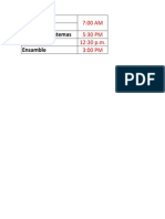 Horario examenes