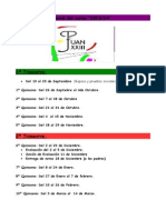 Planificación Quincenal Del Curso 2014