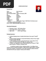 Personal Dossier Template | PDF